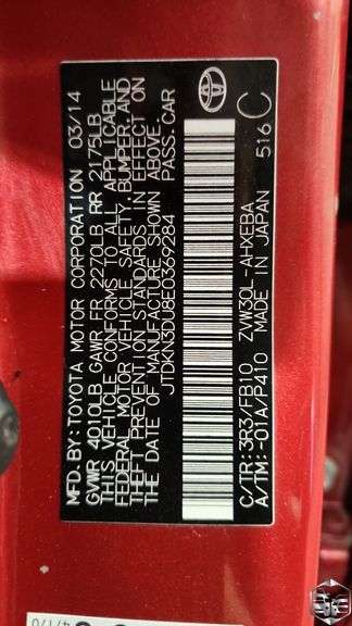 2014 Toyota Prius  Two