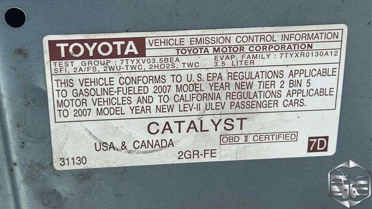 2007 Toyota Avalon  Touring
