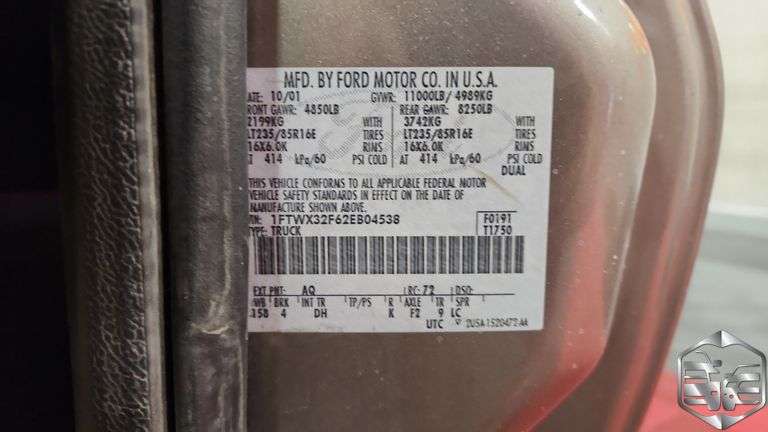 2002 Ford F350 Super Duty  XLT