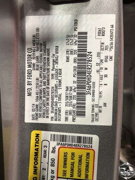 2014 Ford Fusion SE