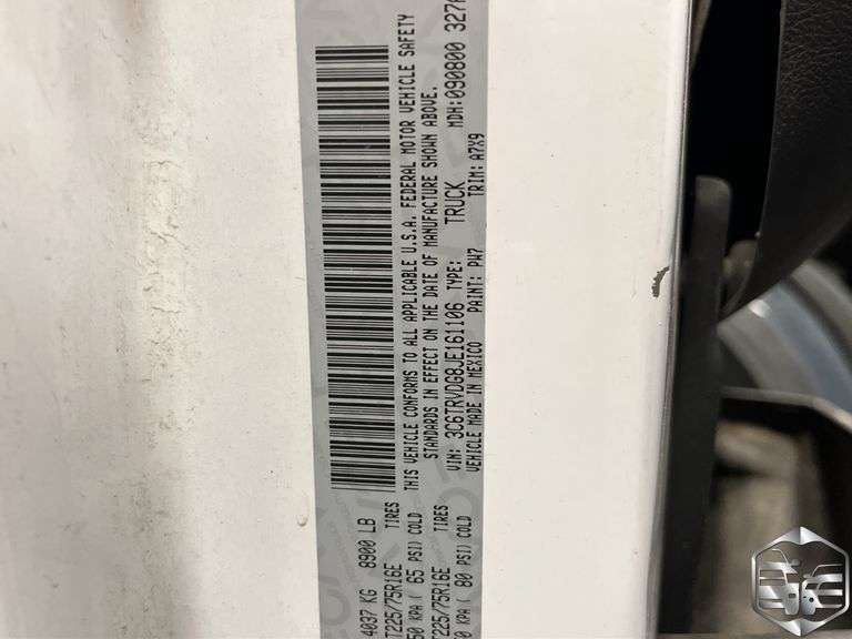 2018 Ram 2500 ProMaster