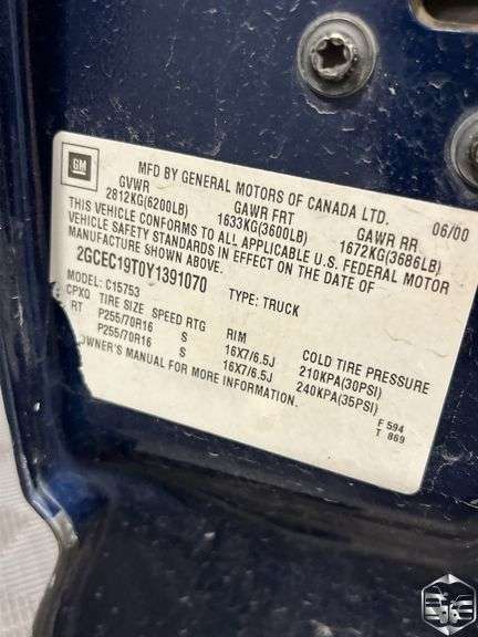 2000 Chevrolet Silverado 1500