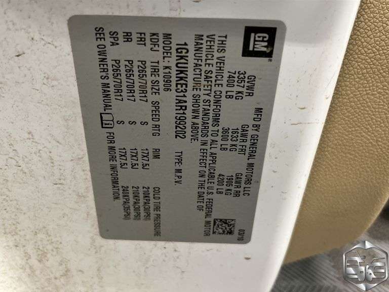 2010 GMC Yukon XL SLT