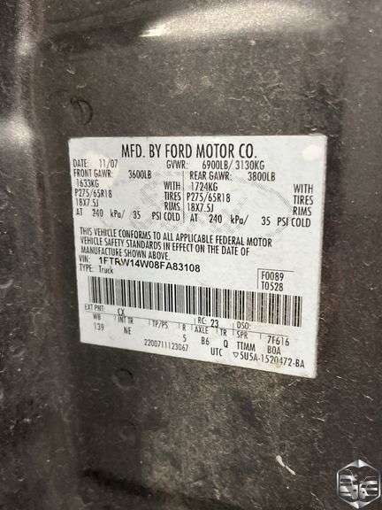 2008 Ford F150 XL