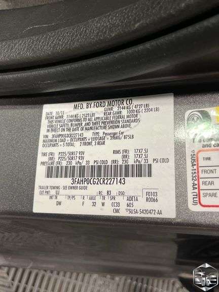 2012 Ford Fusion SEL