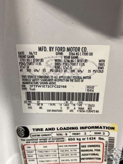2012 Ford F-150 XLT