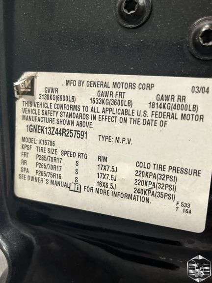 2004 Chevrolet Tahoe LT