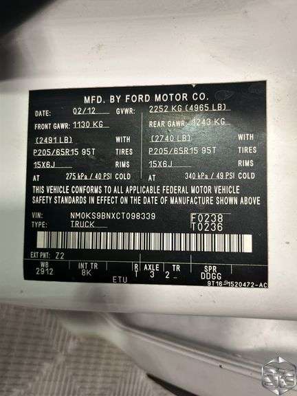 2012 Ford Transit Connect XLT