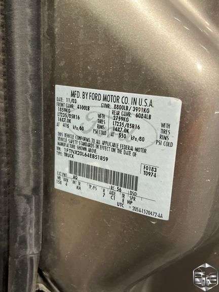 2004 Ford F250 Super Duty XL