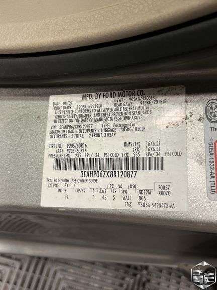 2008 Ford Fusion S