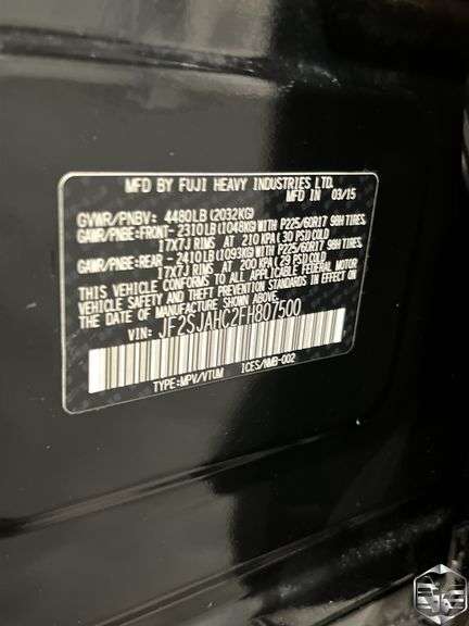 2015  Subaru  Forester 2.5i  Limited