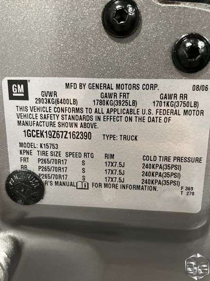 2007  Chevrolet  Silverado 1500 Classic  WT