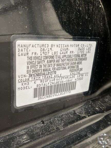 2020  Nissan  Versa  SV