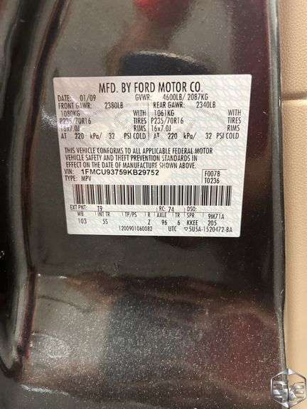 2009  Ford  Escape  XLT