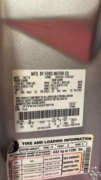 2013  Ford  F150  XLT