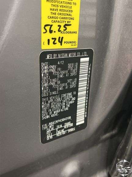 2012  Nissan  Quest  SL