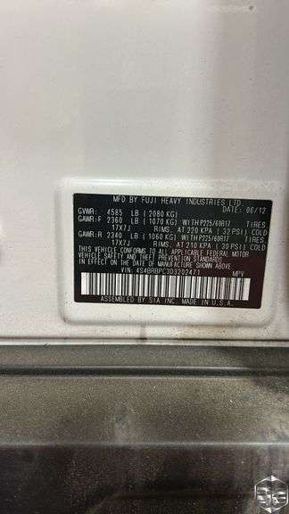 2013  Subaru  Outback  Limited
