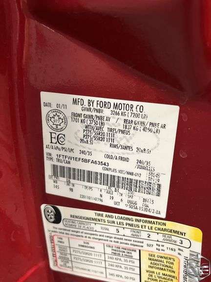 2011  Ford  F150  Platinum