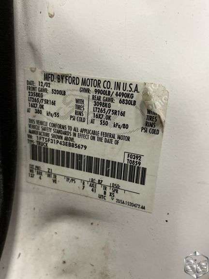 2003  Ford  F350 Super Duty  XL