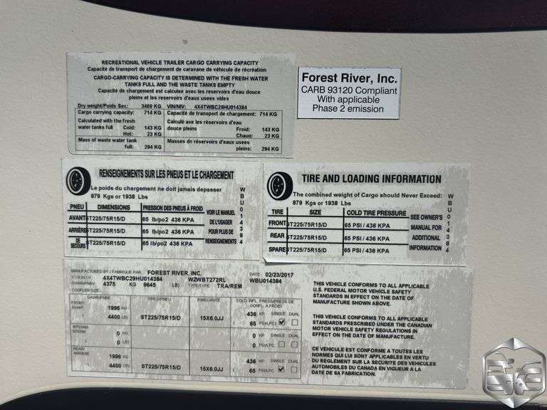 2017  FOREST RIVER Wildwood  Heritage Glen camp trailer