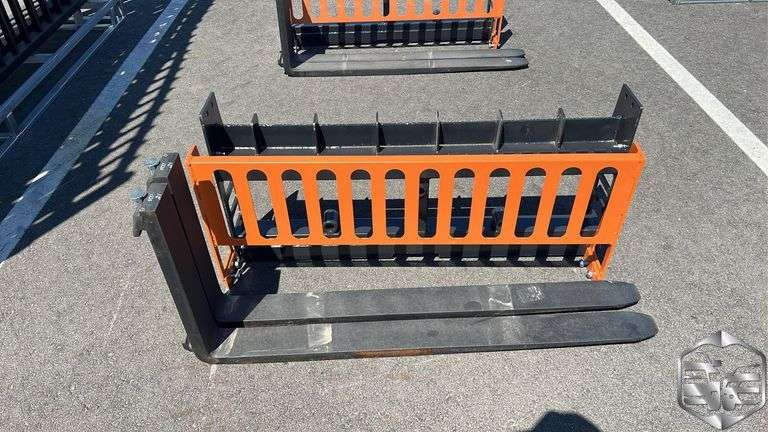 Pioneer Industrial Skid Steer Pallet Forks