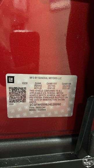 2018  Chevrolet  Bolt   LT