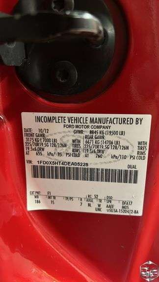 2013  Ford  F550 Super Duty