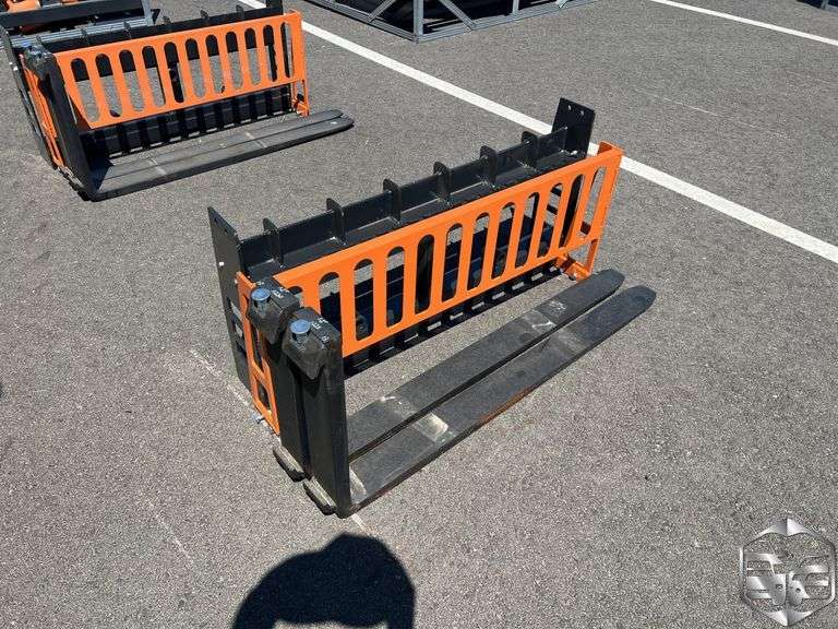 Pioneer Industrial Skid Steer Pallet Forks