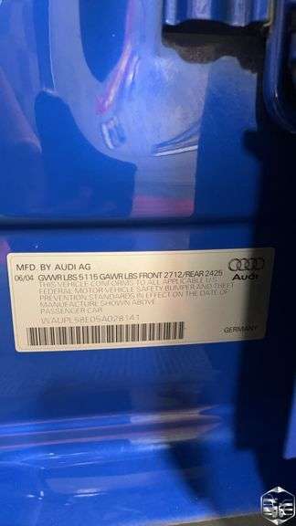2005  Audi  S4