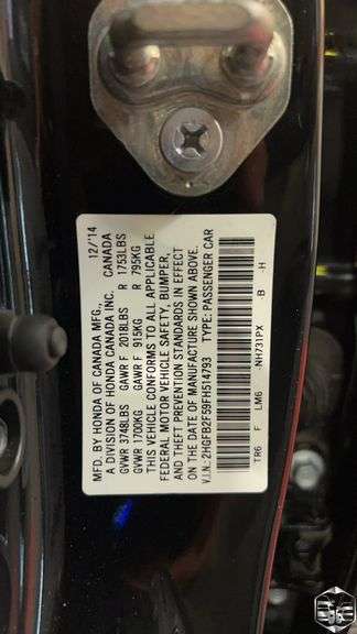 2015  Honda  Civic   LX