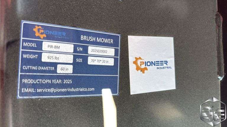 Pioneer Industrial Skid Steer Brush Mower
