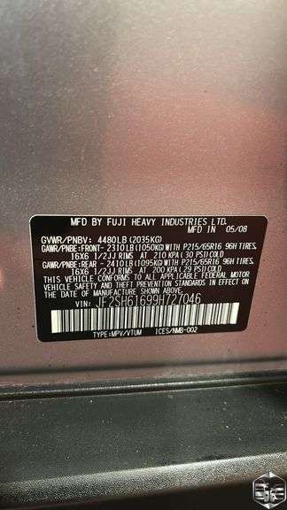 2009  Subaru  Forester   X