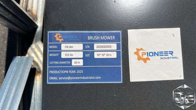 Pioneer Industrial Skid Steer Brush Mower