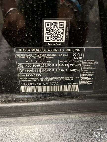 2011  Mercedes-Benz  M Class  ML350 4MATIC