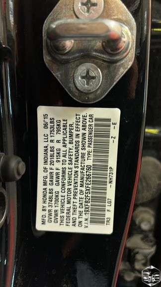 2015  Honda  Civic   LX