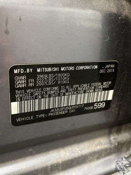 2016  Mitsubishi  Lancer  ES