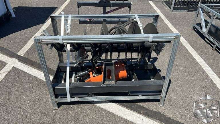 Pioneer Industrial Skid Steer Auger Drive and Bits