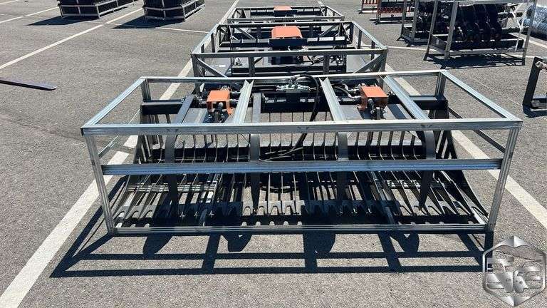 Pioneer Industrial Skid Steer Rock Bucket Grapple