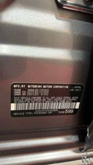 2017  Mitsubishi  Lancer   ES