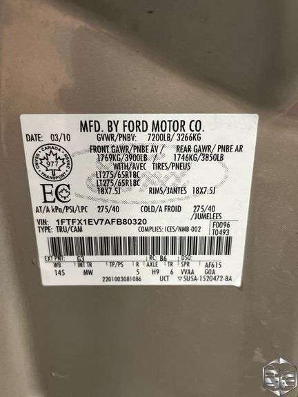 2010  Ford  F150  XLT
