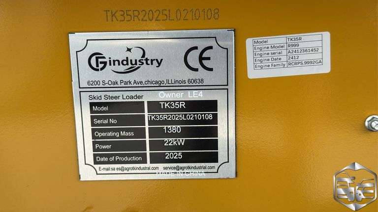 CFG Industrial TK35R Crawler Loader