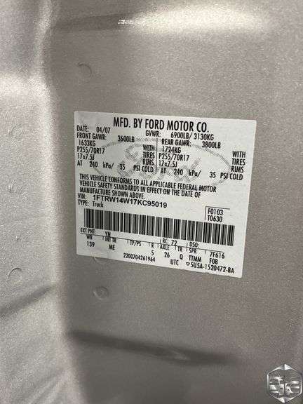 2007  Ford  F150  XLT