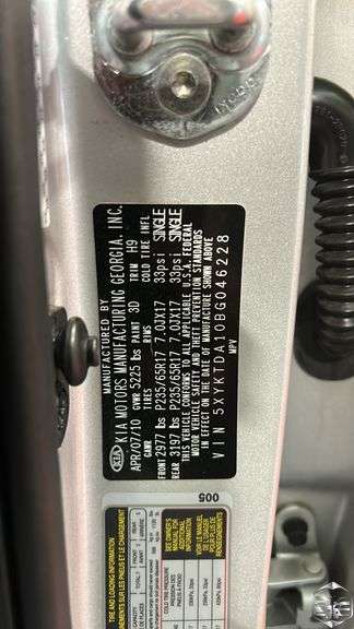 2011  Kia  Sorento  LX