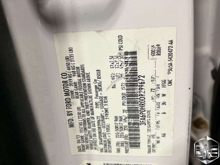 2013  Ford  Fusion  SE
