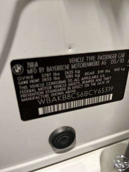 2011  BMW  7 Series  750Li