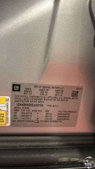 2014  Chevrolet  Traverse   LT