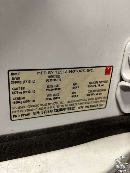 2013  Tesla  Model S