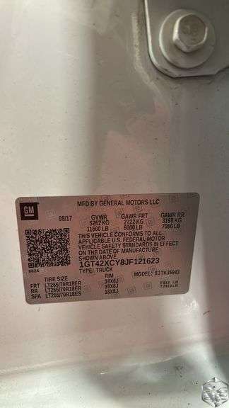 2018  GMC  Sierra 3500   SLT