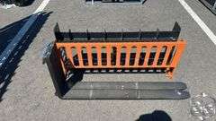 Pioneer Industrial Skid Steer Pallet Forks