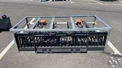 Pioneer Industrial Skid Steer Rock Bucket Grapple